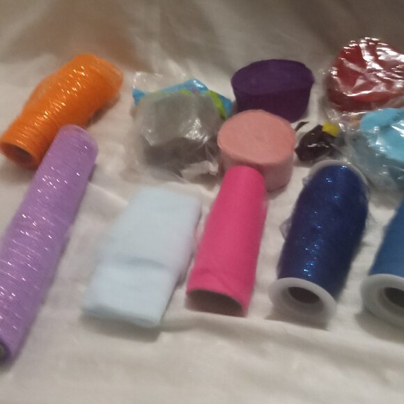 Various decorative ribbons some new open but not used and used - Picture 5 of 5